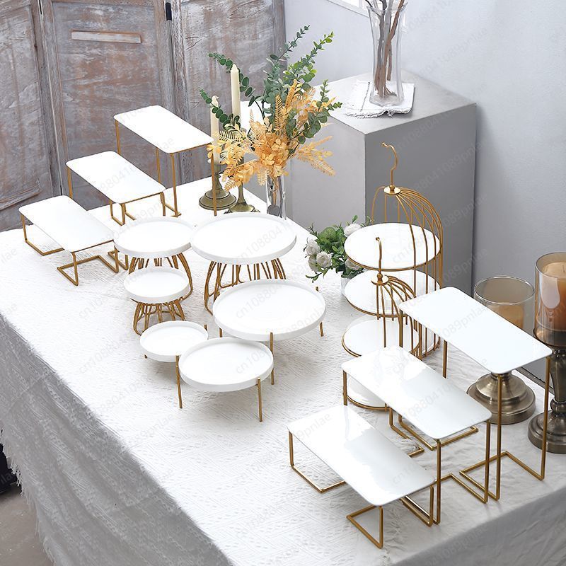 Display Risers Set - Wedding Dessert Table Display Stand, Cake