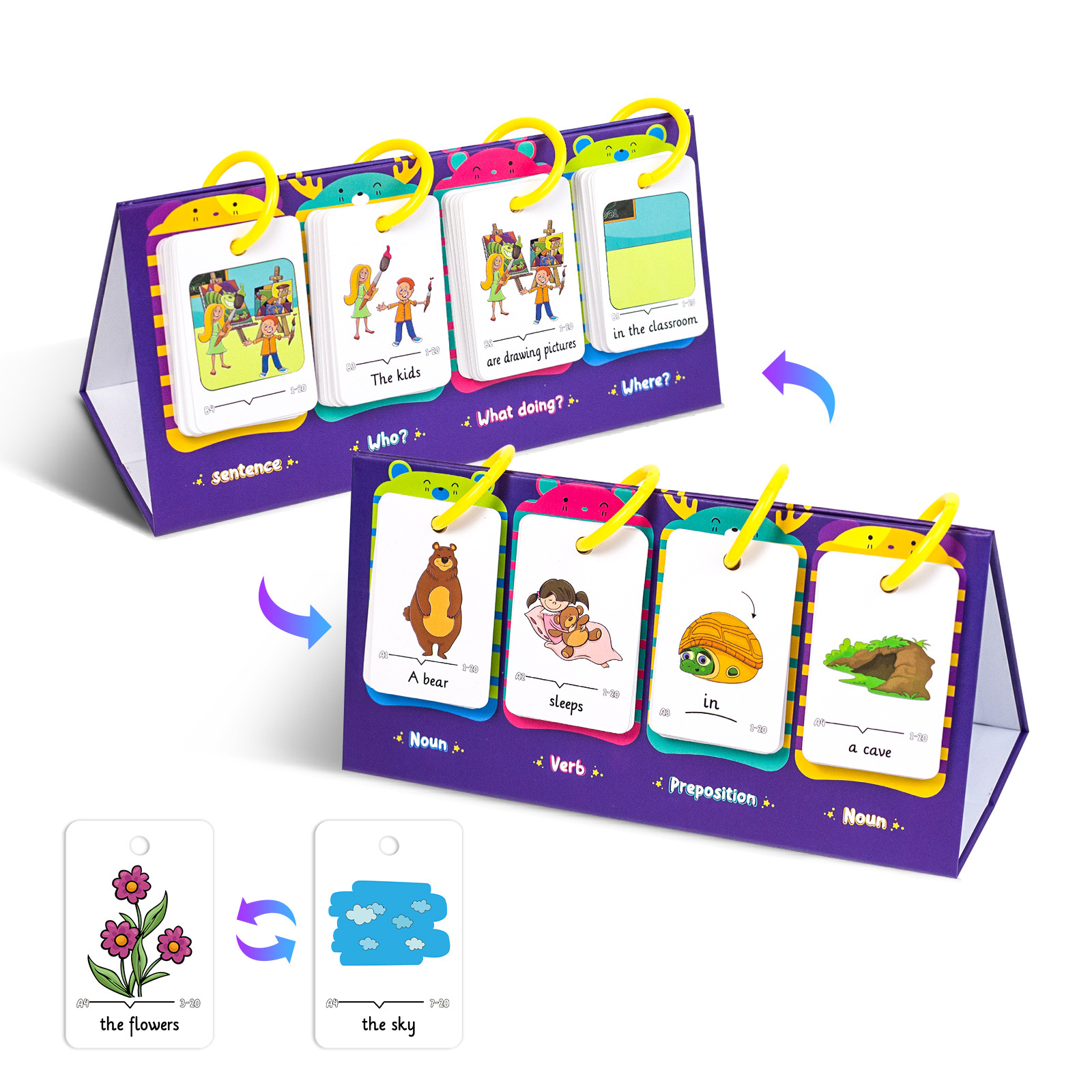 80Pcs Table Model Visual Word  - Graded Card Display avis et prix
