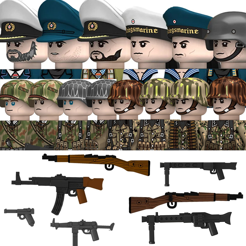 Military WW2 German Navy Figur - Lego Minifigure Holder avis et prix