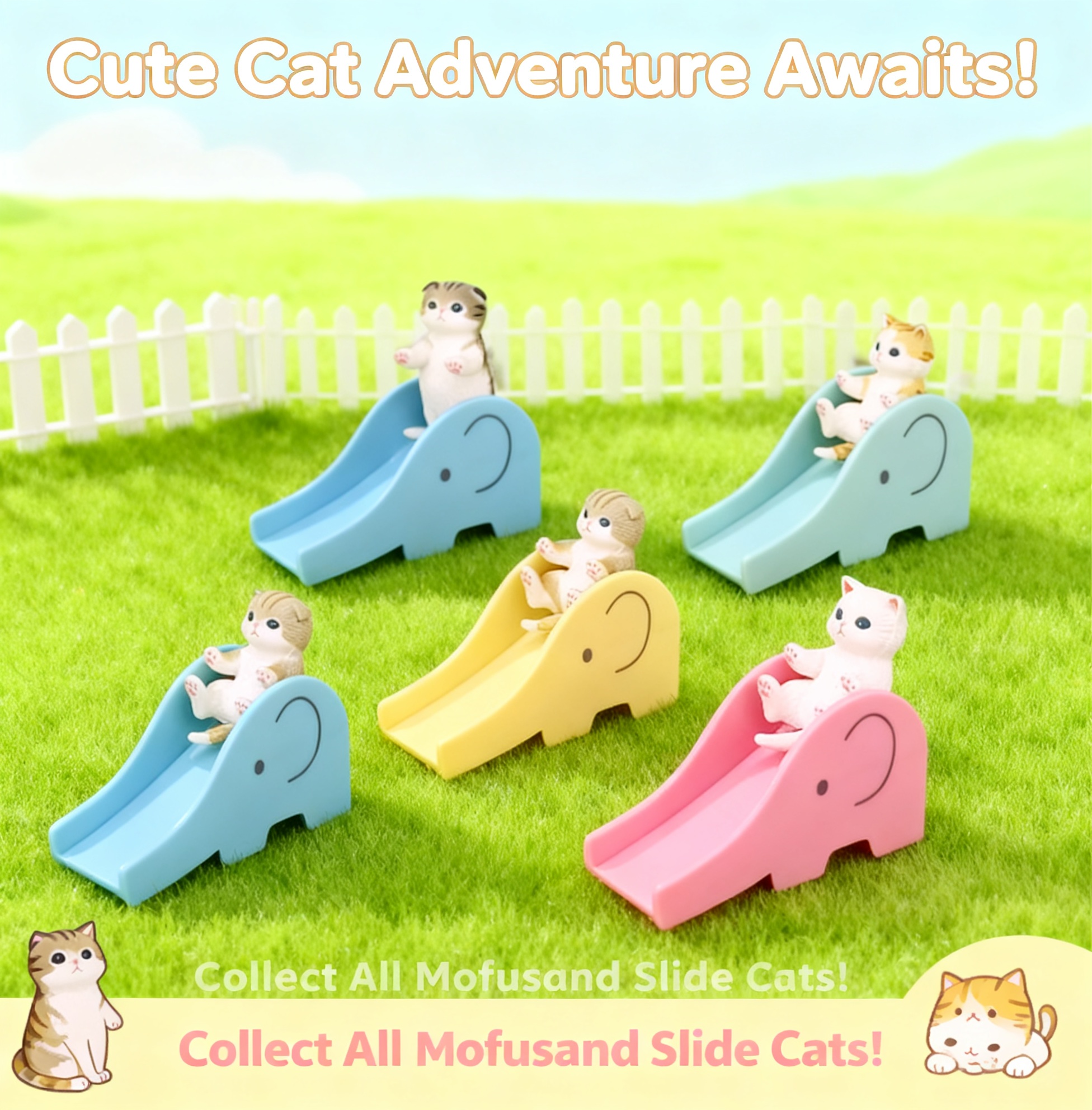 Mofusand Shark Cat Slide Blind - Mystery Box Blind Bag avis et prix