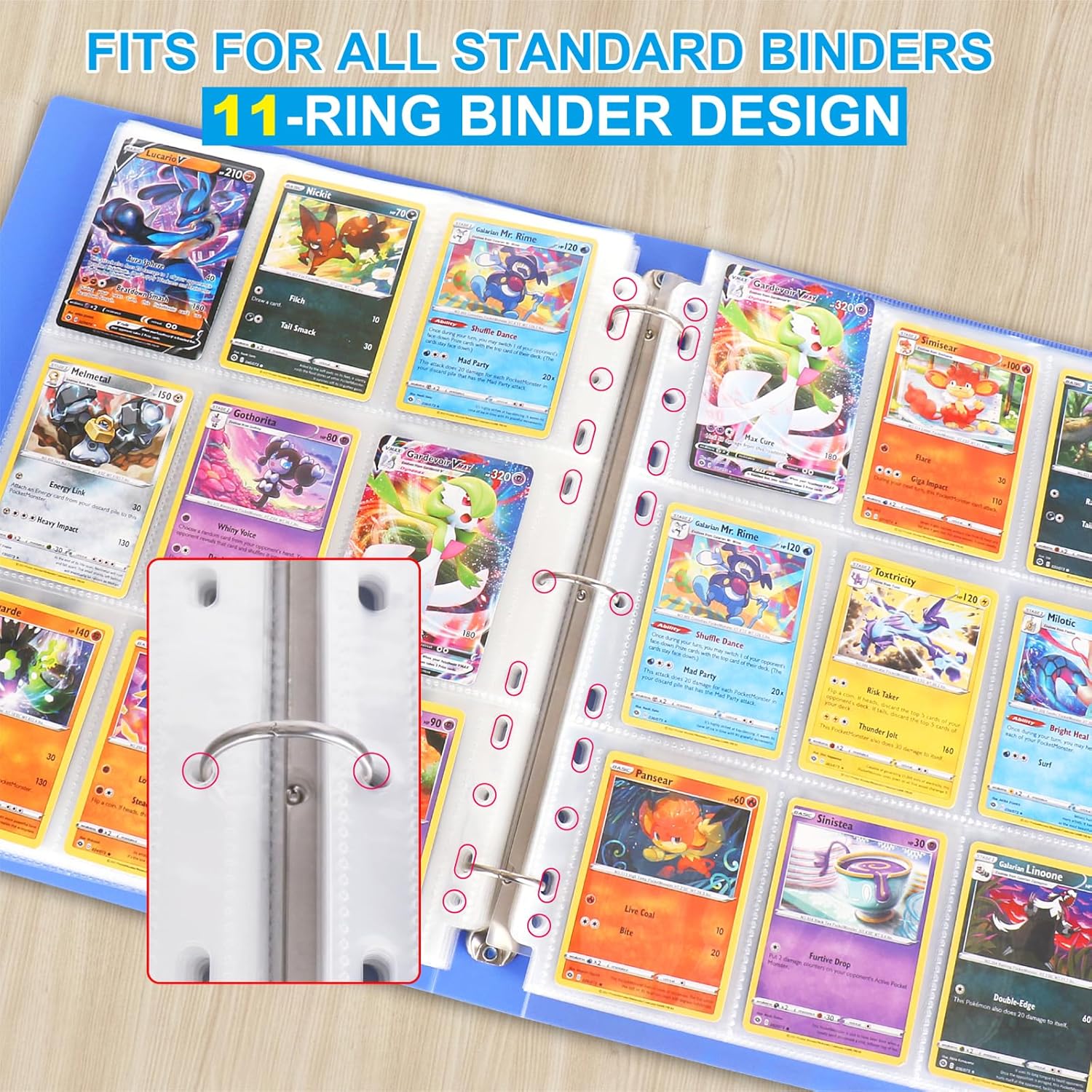 540 Pockets Double-Sided Tradi - Pokemon Binder Card avis et prix