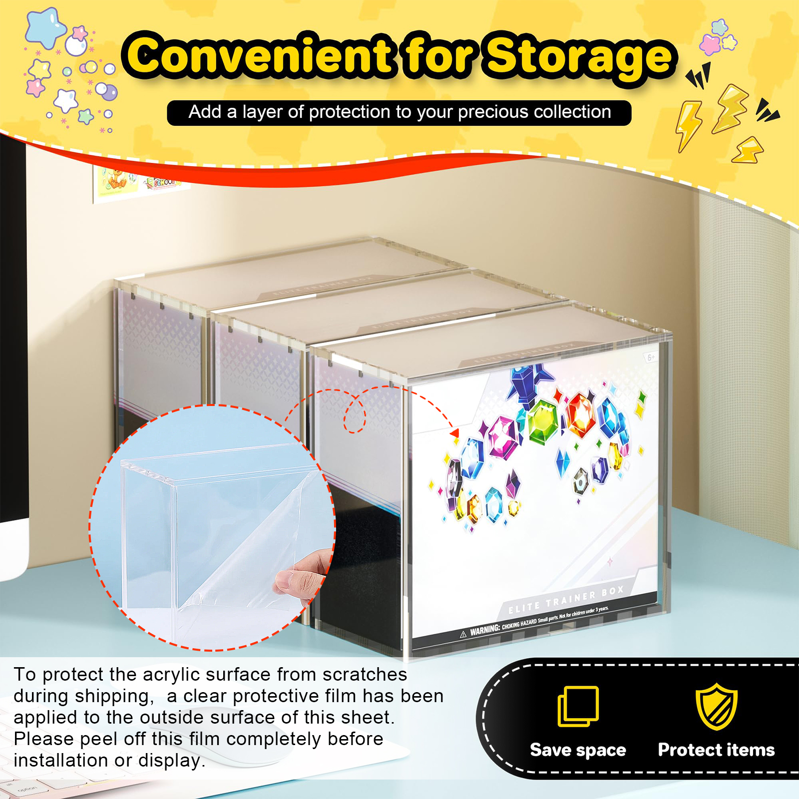 99% UV protection Magnetic Mod - Display Case Acrylic avis et prix