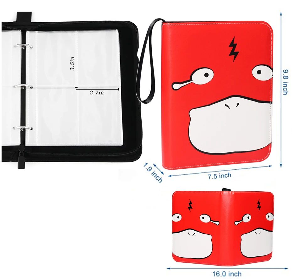 *New 400Pcs Card Album Binder  - Pokemon Binder Card avis et prix