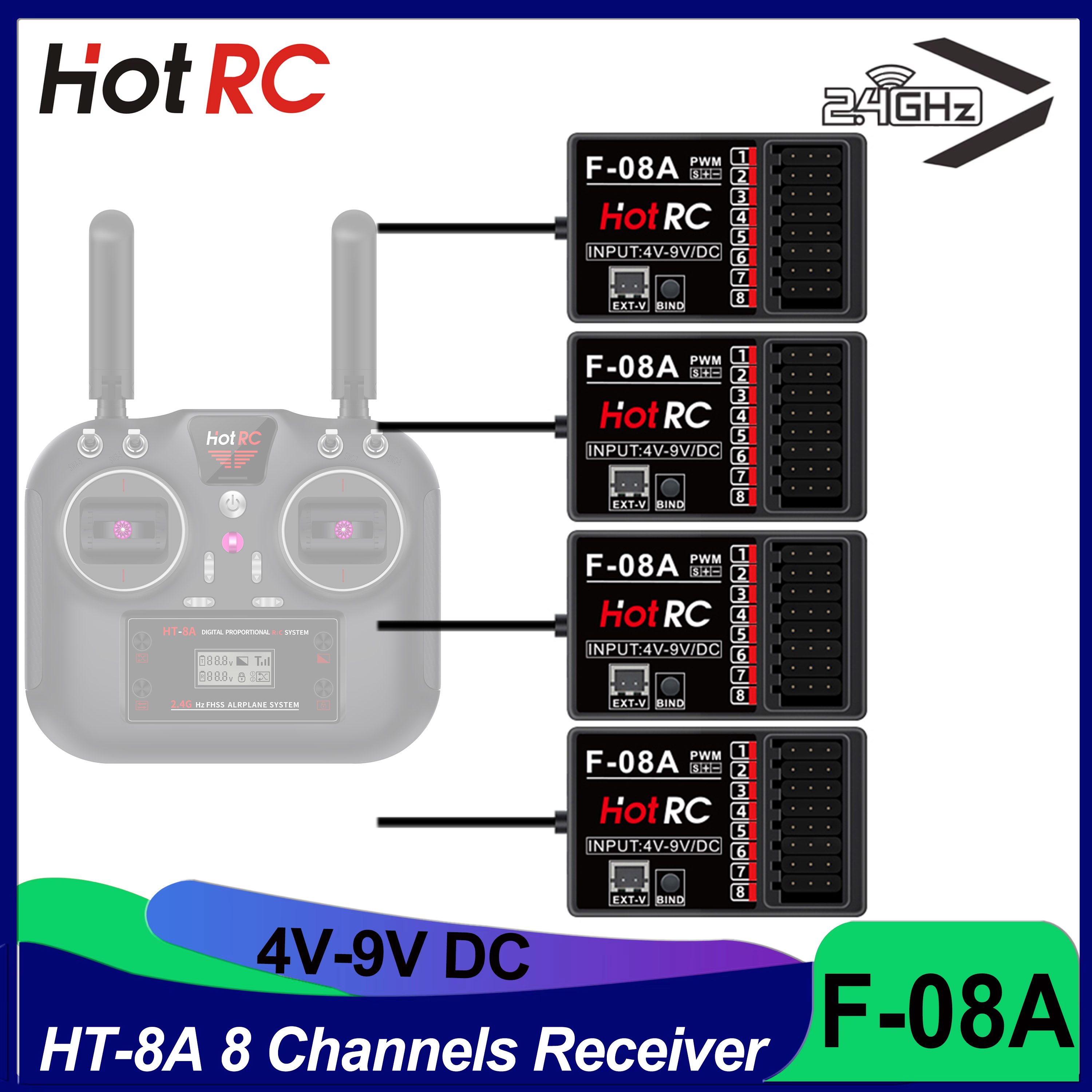 HOTRC RC Model Parts 8 Channel - Model Airplane Plastic avis et prix