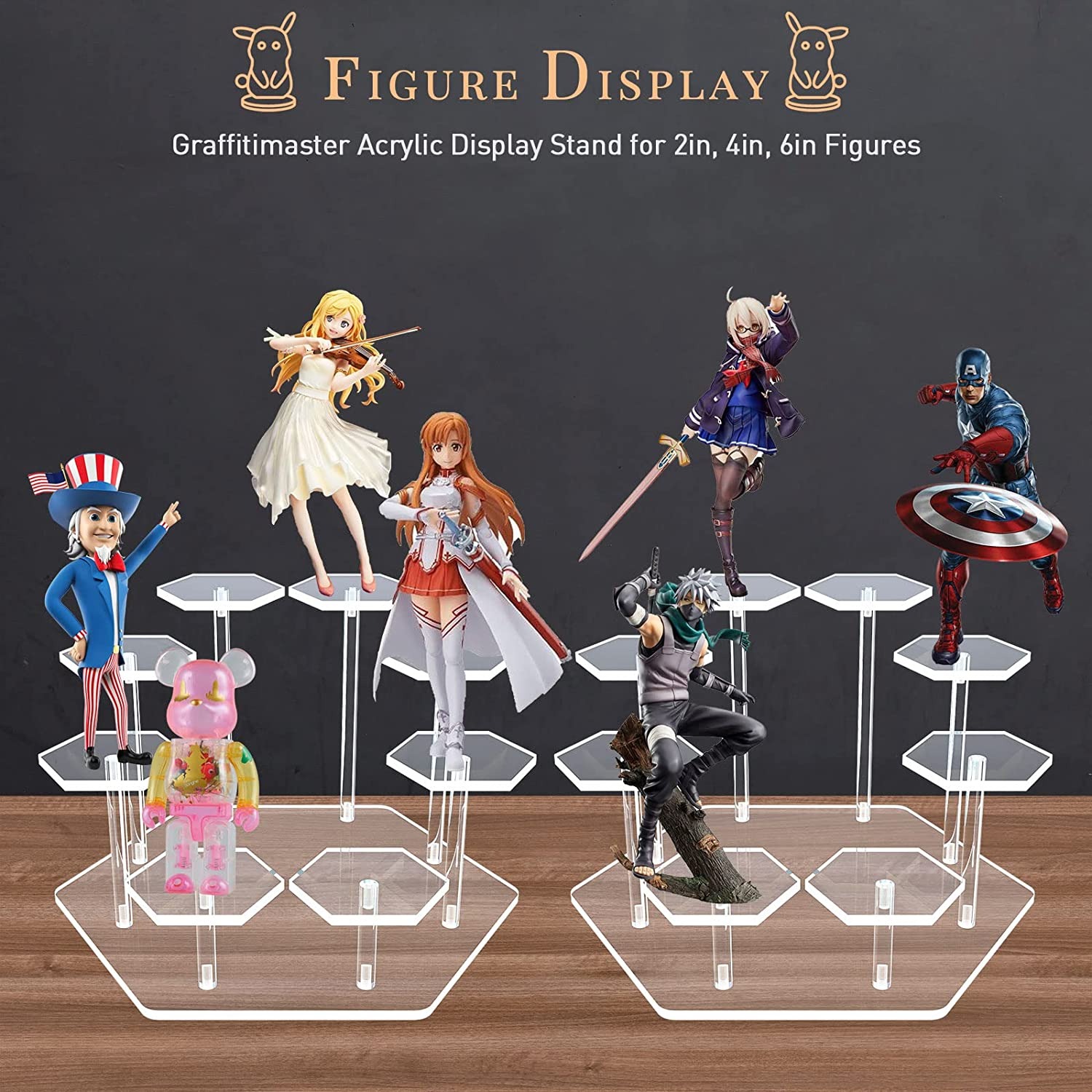 8/9 Tier Acrylic Display Stand - Pop Display Shelf avis et prix