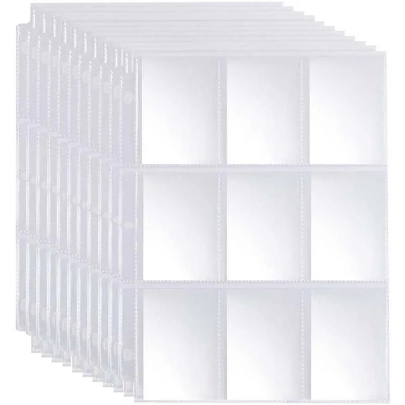 50pcs 9 Pocket Trading Gaming  - Trading Card Binder avis et prix