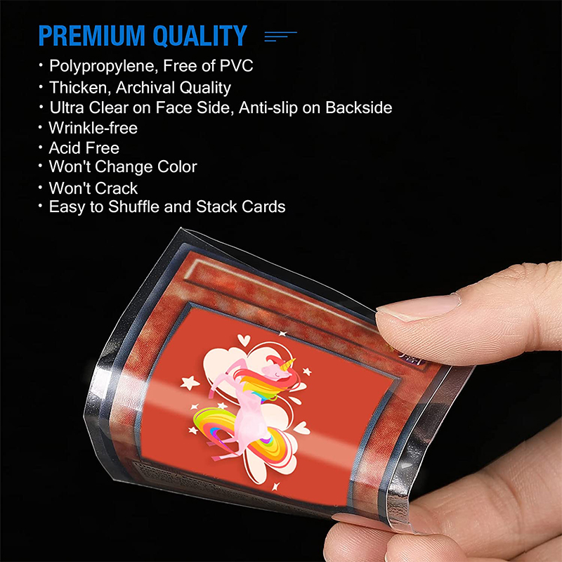 200 Pcs Transparent Playing Ca - Card Penny Sleeve avis et prix