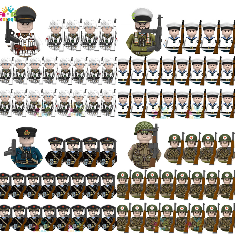 Kids Toys 21pcs/lot WW2 N001-N - Lego Minifigure Holder avis et prix