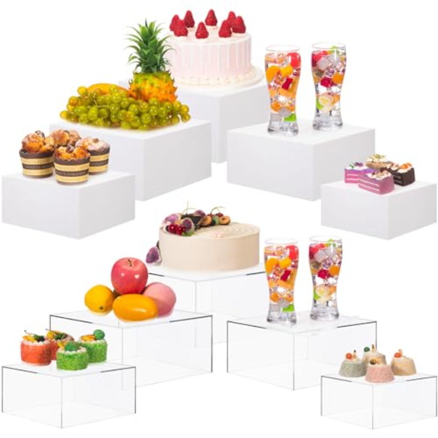 Buffet Risers Set of 10 Acryli - Display Risers Set avis et prix