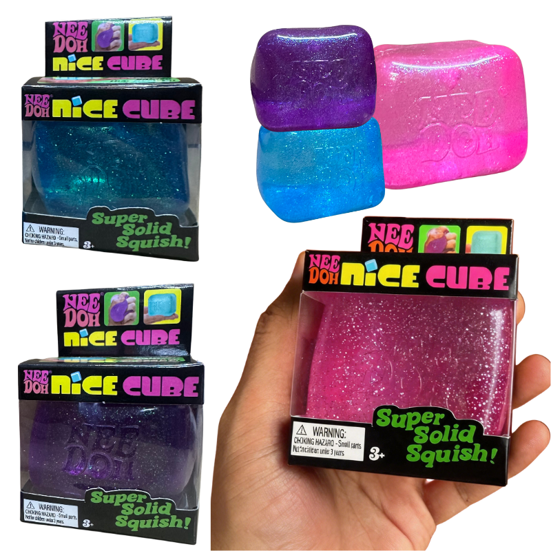 Schylling Nee Doh Glitter Cube - Fidget Cube Original avis et prix