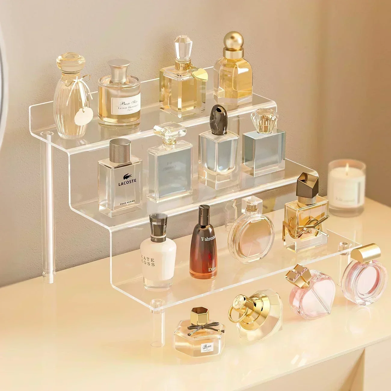 1-4 Tier Acrylic Display Stand - Pop Display Shelf avis et prix