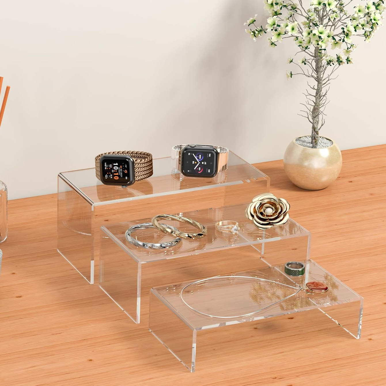 3 pieces of acrylic display sh - Pop Display Shelf avis et prix