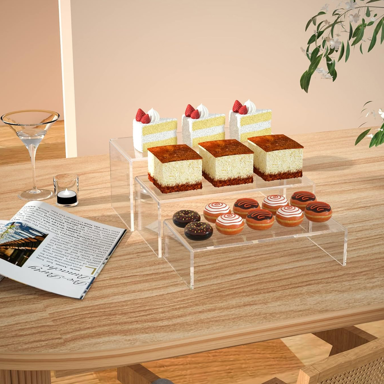 3 pieces of acrylic display sh - Pop Display Shelf avis et prix