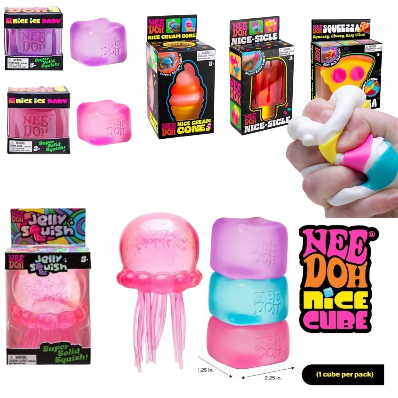 Nee Doh Jellyfish & Cube Squis - Fidget Cube Original avis et prix
