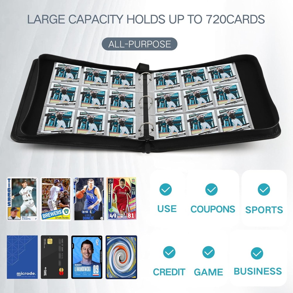 Premium 720 Double Sided Pocke - Trading Card Binder avis et prix