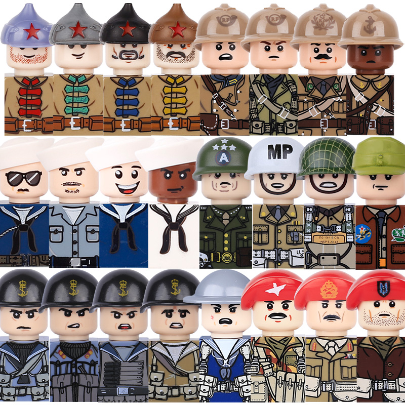 Kids Toy WW2 Military Army Act - Lego Minifigure Holder avis et prix