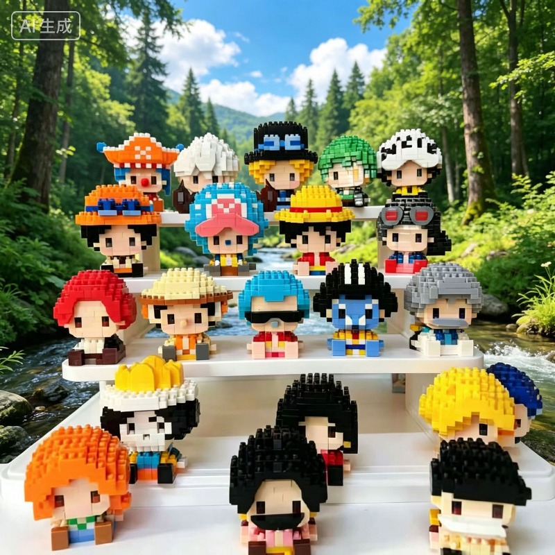 New ONE PIECE Sun God Nika Luf - Building Block Mini avis et prix