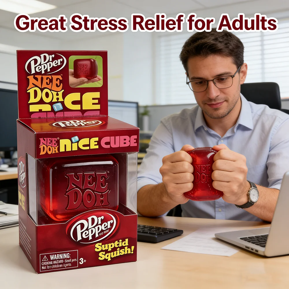 =* Dr Pepper x NeeDoh Nice Cub - Fidget Cube Original avis et prix