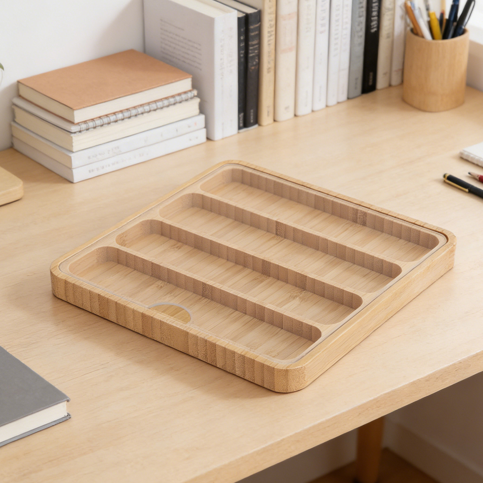 Bamboo Watch Band Storage Box  - Display Case Acrylic avis et prix
