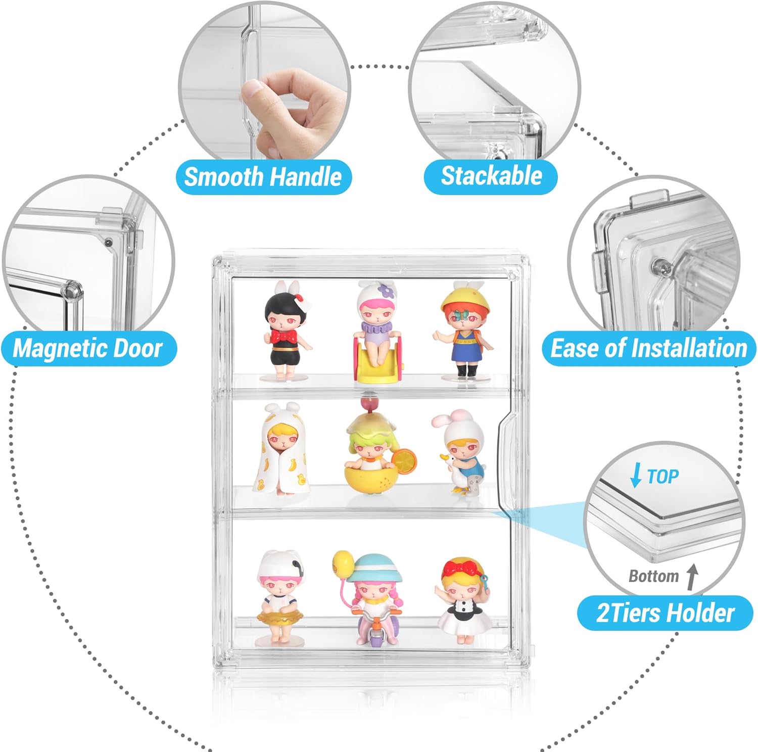 3-Tier Acrylic Display Case fo - Display Case Acrylic avis et prix