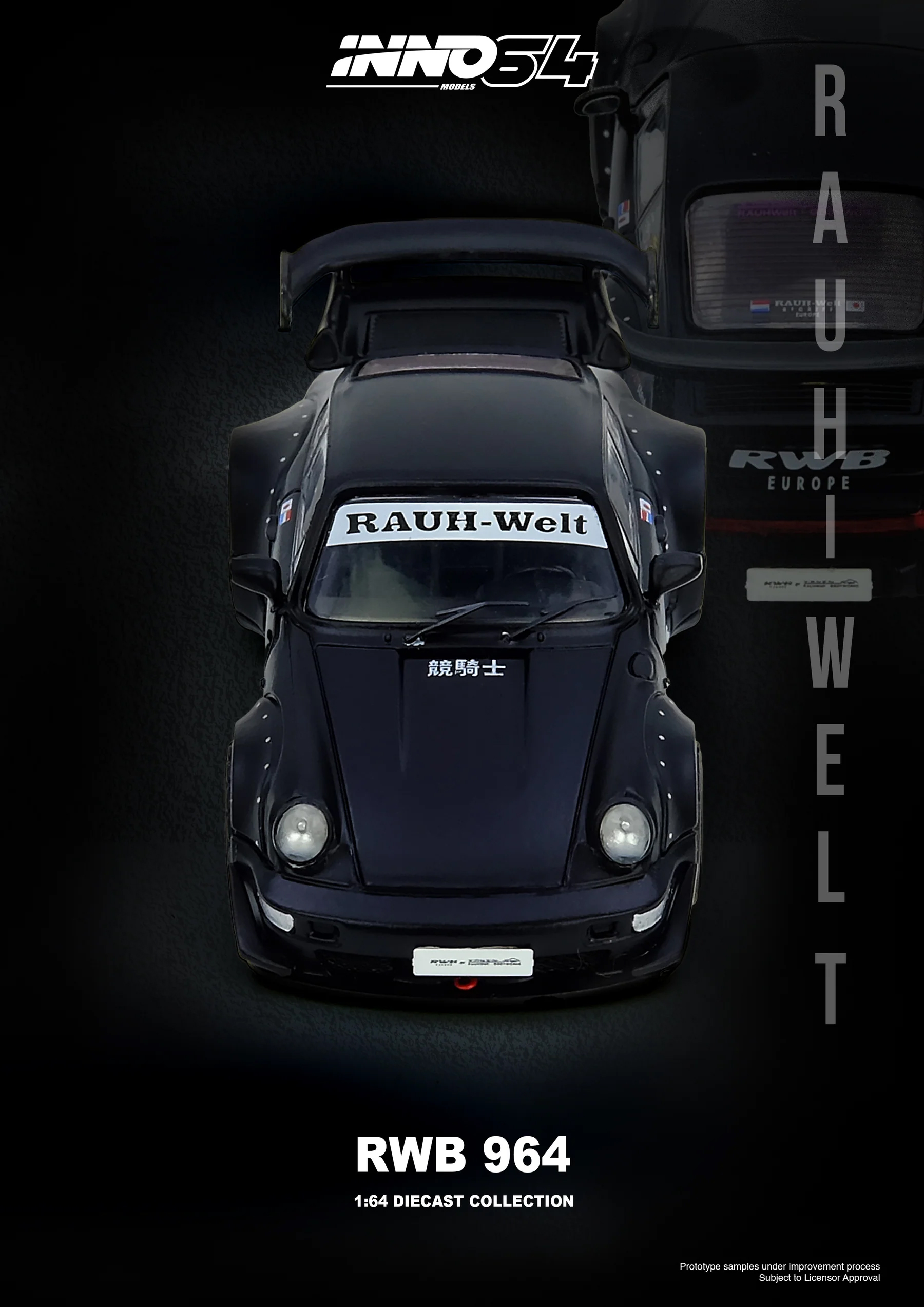 INNO64 1:64 Porsche 911 RWB 96 - Die Cast Car 1 64 avis et prix