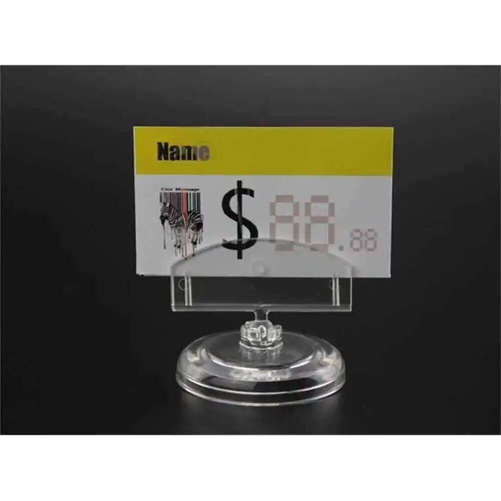 Small Card Holder Stand Clear  - Pop Display Shelf avis et prix