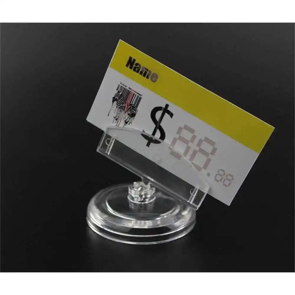 Small Card Holder Stand Clear  - Pop Display Shelf avis et prix