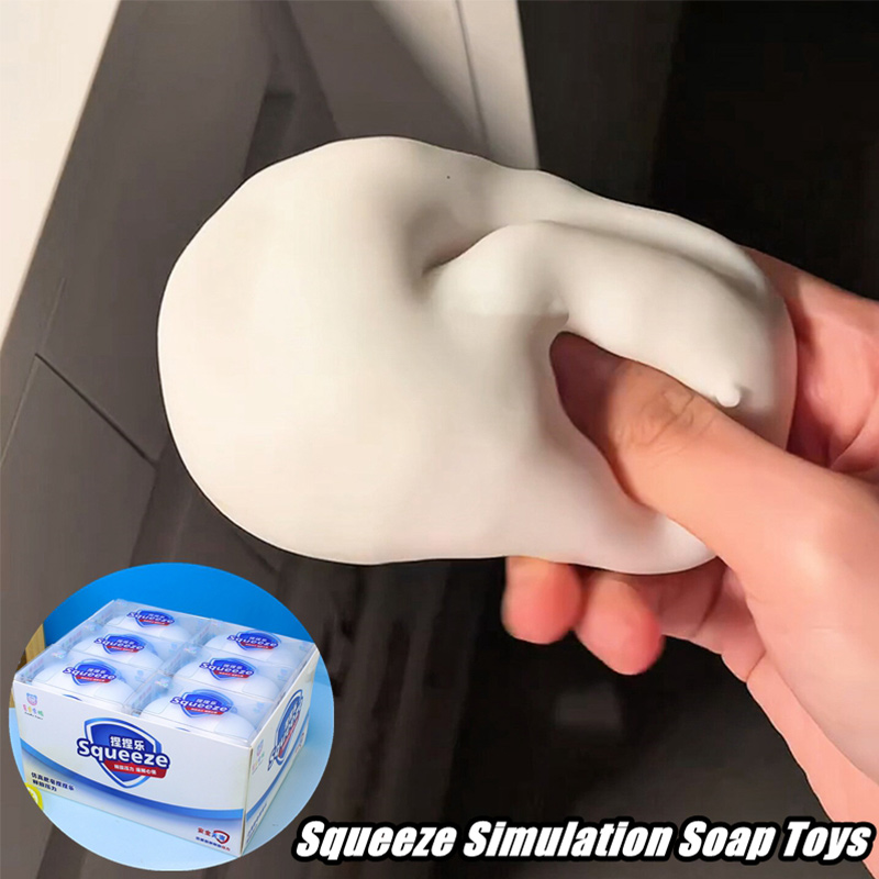 Soft Fake White Soap Squishy S - Fidget Cube Original avis et prix
