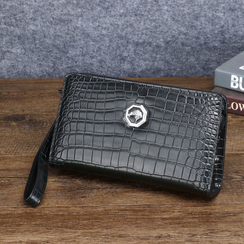 Men's Genuine Leather Clutch B - Card Top Loader avis et prix