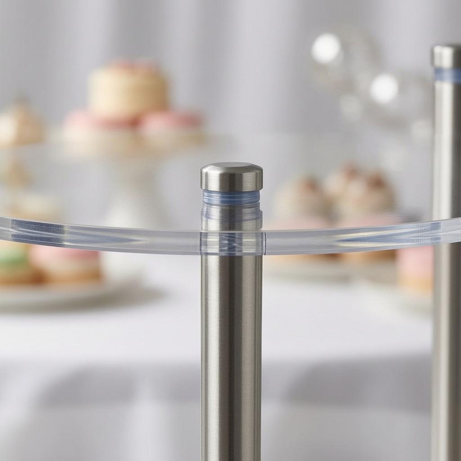 Acrylic Cake Stand Cylindrical - Display Risers Set avis et prix