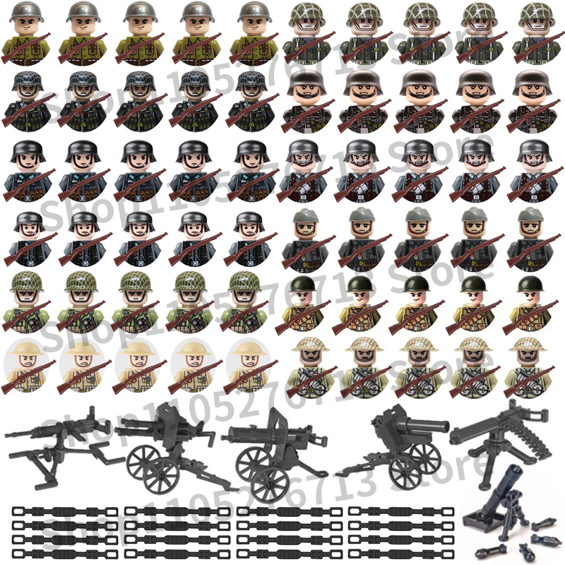 25Pcs/Set World War II Militar - Lego Minifigure Holder avis et prix