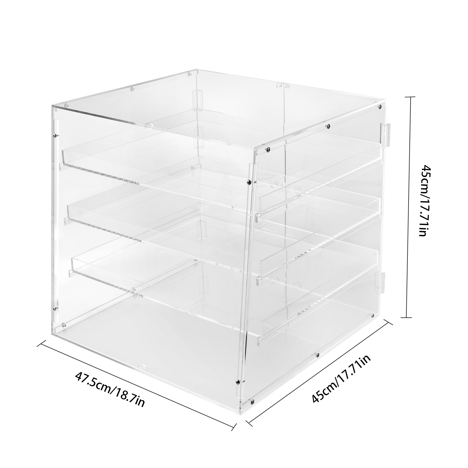 18.7×17.71×17.71inch 3-tier Ac - Display Case Acrylic avis et prix
