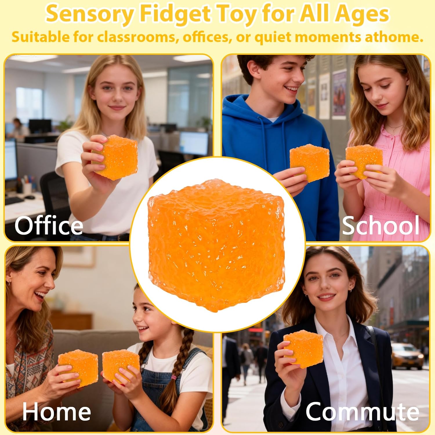 Frosted Honeycomb Ice Cube Squ - Fidget Cube Original avis et prix