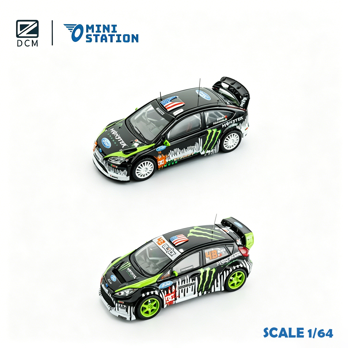 DCM × Mini Station 1:64 Ken Bl - Die Cast Car 1 64 avis et prix