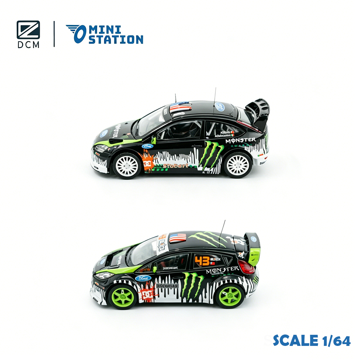 DCM × Mini Station 1:64 Ken Bl - Die Cast Car 1 64 avis et prix