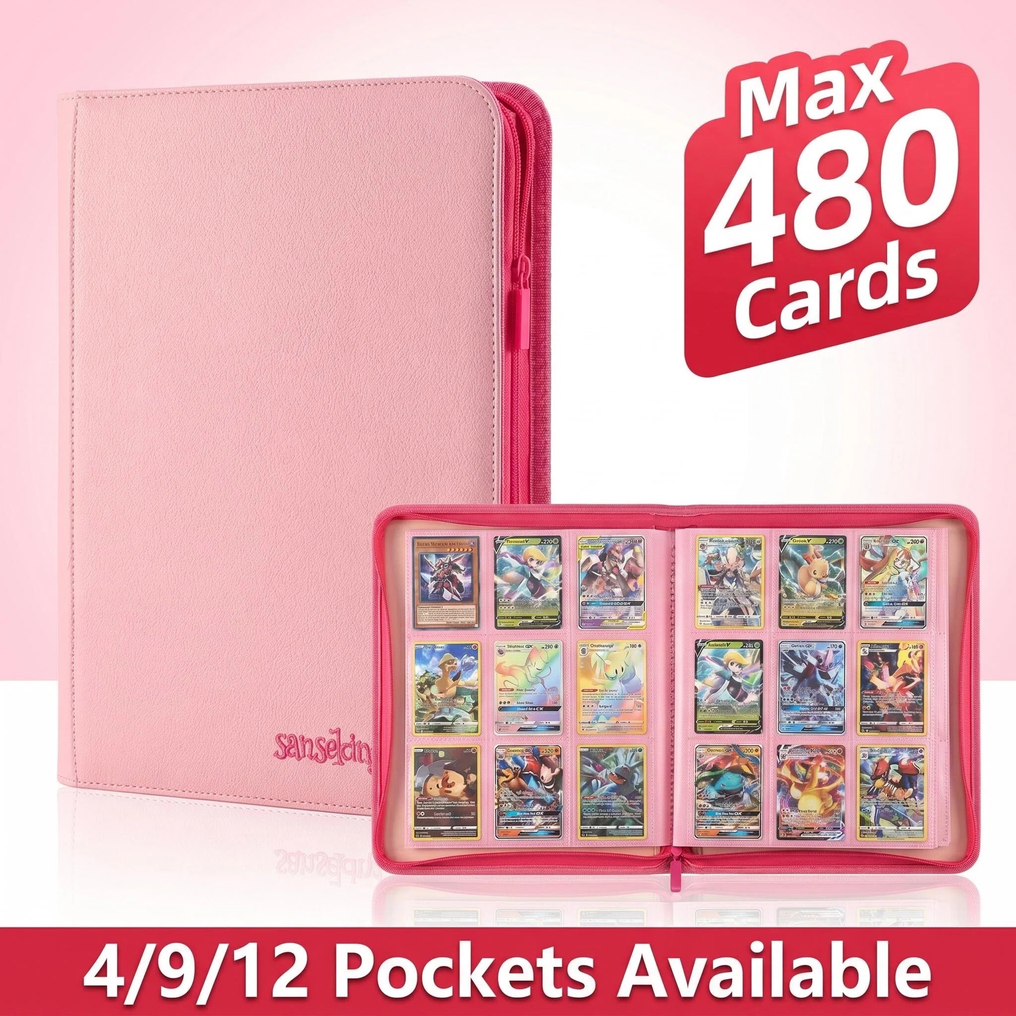 Sanseking Double-Sided Zipper  - Pokemon Binder Card avis et prix