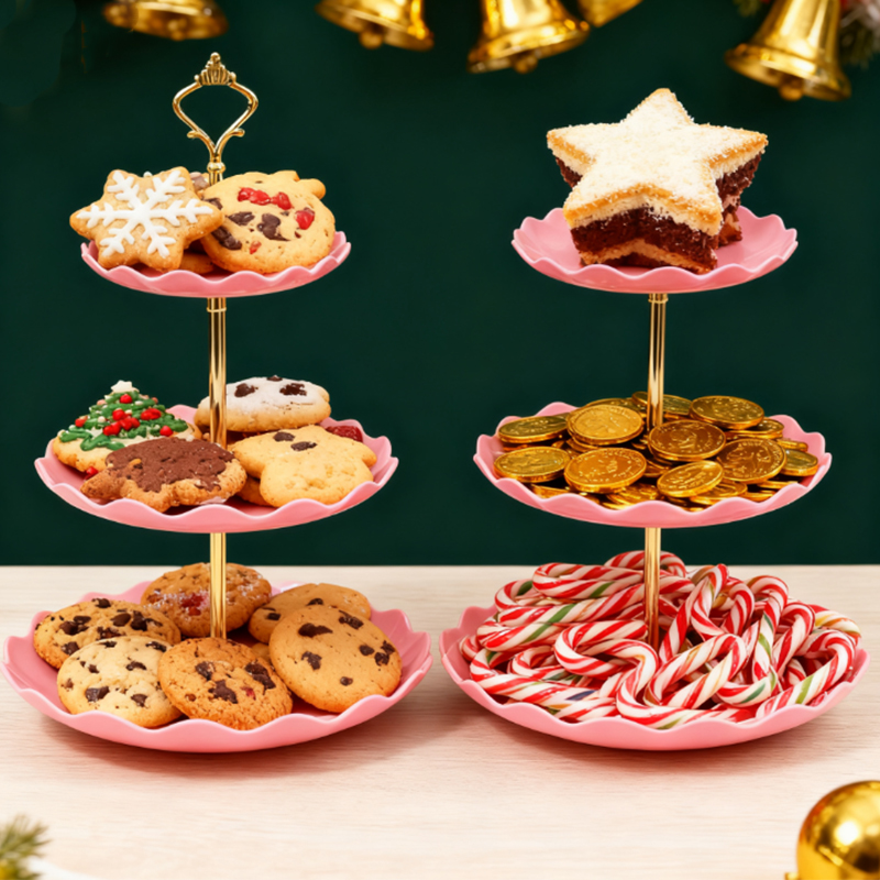 2/5pcs luxury pink cake rack d - Display Risers Set avis et prix