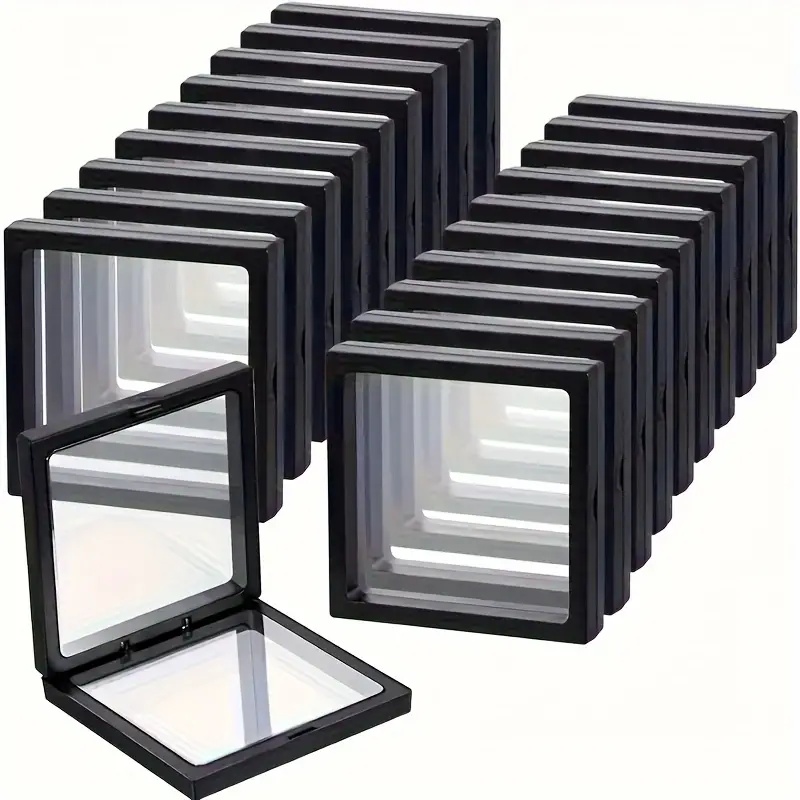 20Pcs Clearview 3D Floating Di - Display Case Acrylic avis et prix
