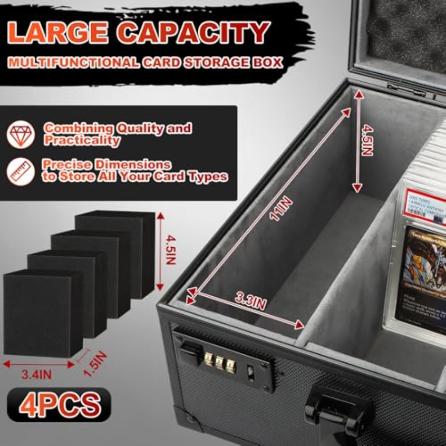 Graded Card Storage Box Holds  - Card Top Loader avis et prix