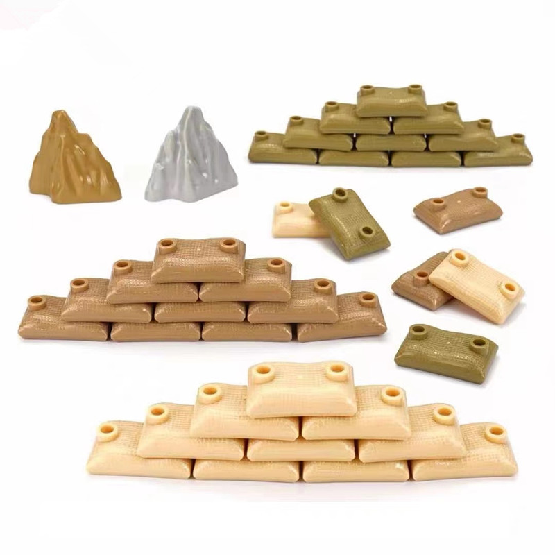 50PCS MOC Military Sandbag Bui - Lego Minifigure Holder avis et prix