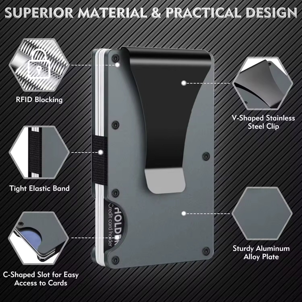 Aluminum Alloy Rfid Blocking C - Card Top Loader avis et prix