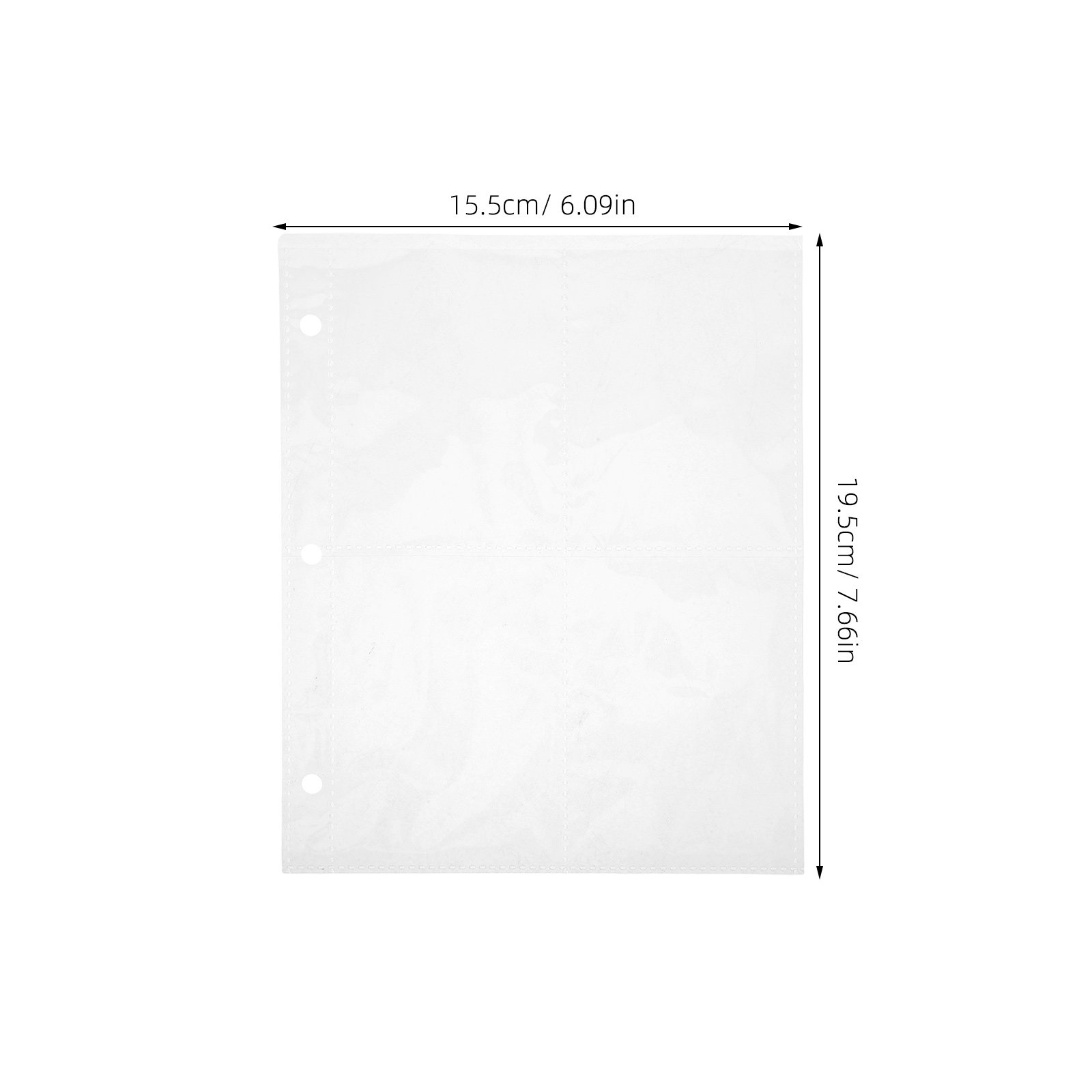 10Pcs Clear Binder Card Sleeve - Trading Card Binder avis et prix
