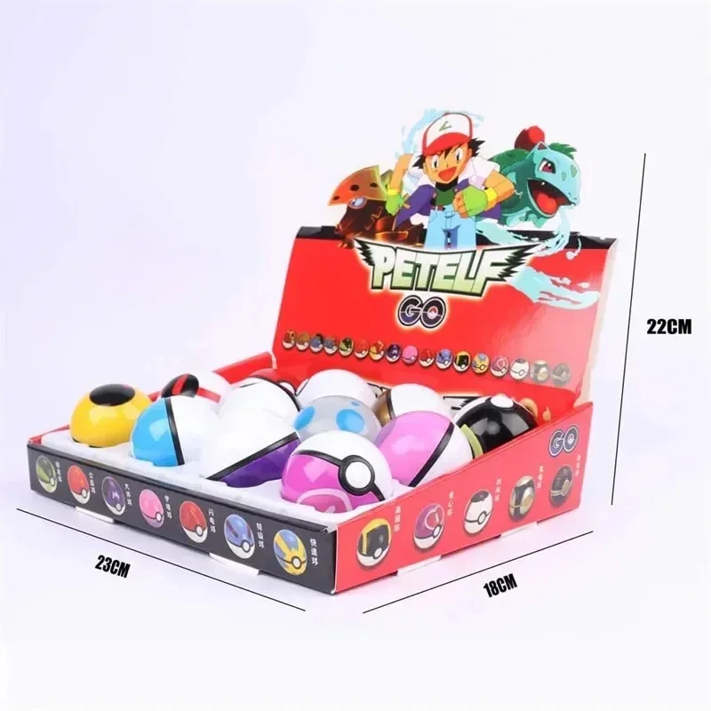 12Pcs Pokemon Figure Pokeball  - Vinyl Figure Blank avis et prix