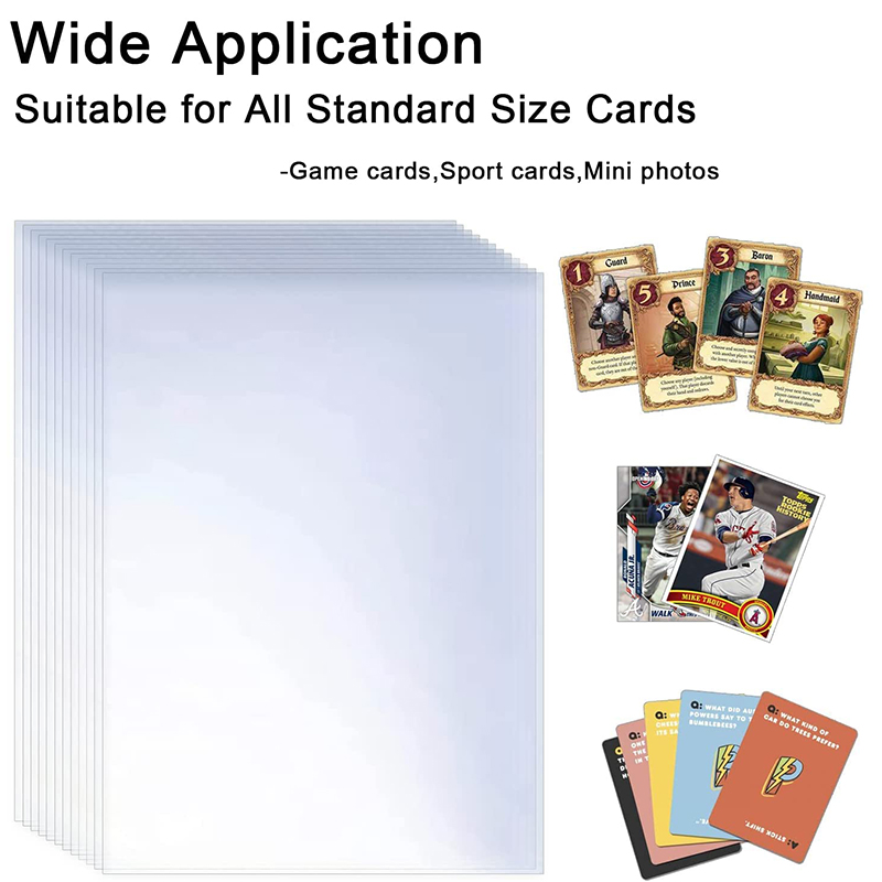 100-600pcs Card Sleeves Hard S - Pokemon Binder Card avis et prix