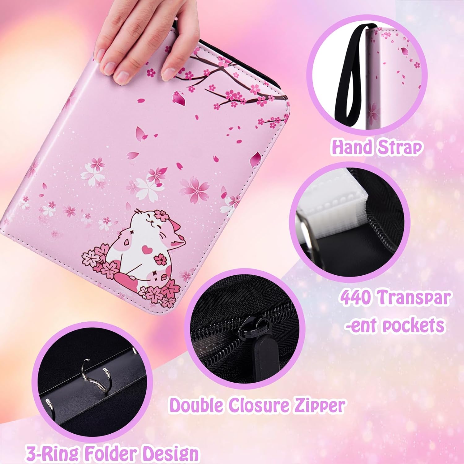 440 Card Binder for Girls with - Trading Card Binder avis et prix