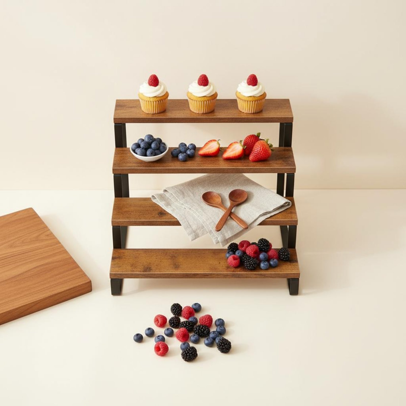 4 Tier Display Riser Space Sav - Display Risers Set avis et prix