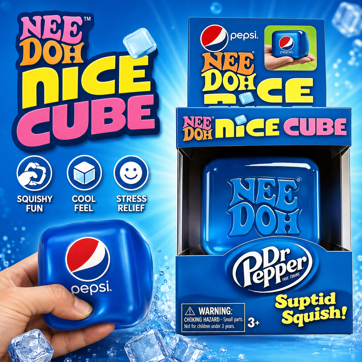 In Stock 2026 Needoh Squeeze S - Fidget Cube Original avis et prix
