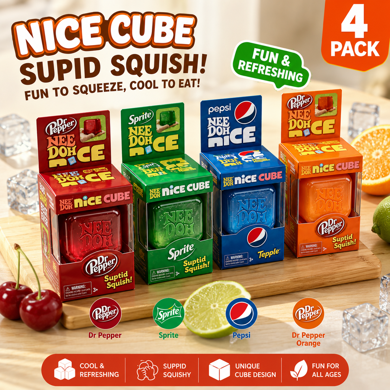 In Stock 2026 Needoh Squeeze S - Fidget Cube Original avis et prix