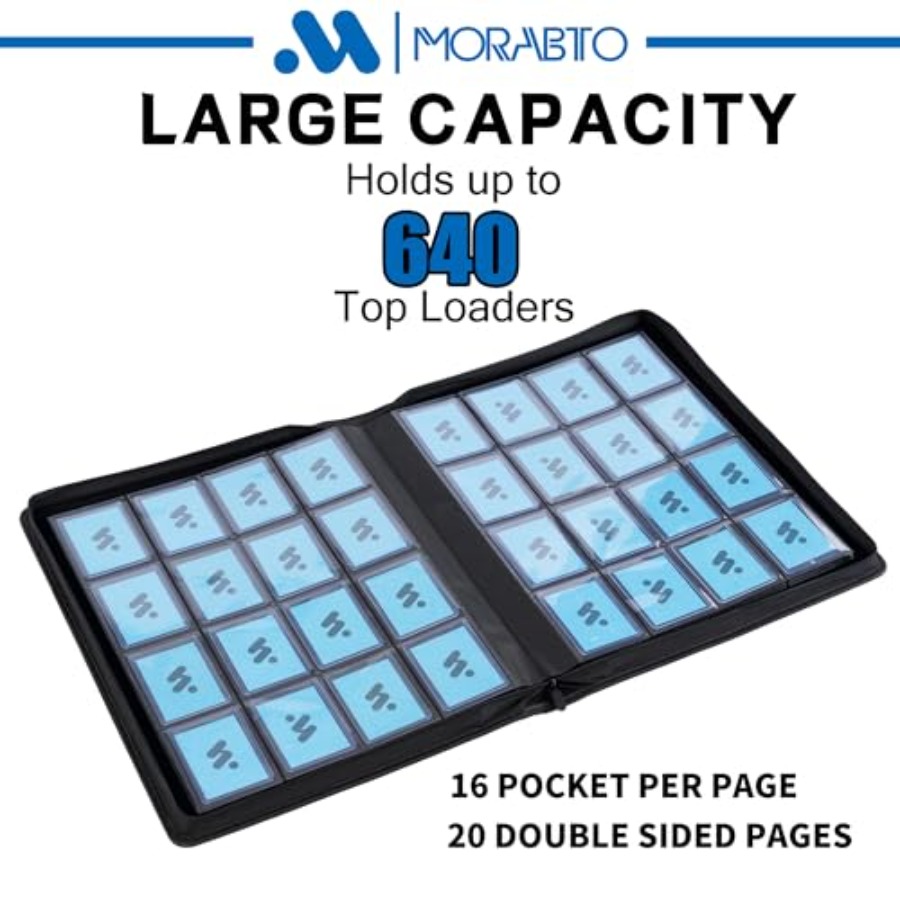 Toploader Binder Holds 640 Top - Card Top Loader avis et prix
